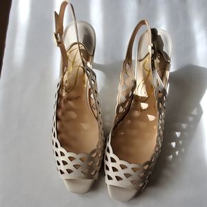 NEW. J Renee dress shoes.  Openwork detail.